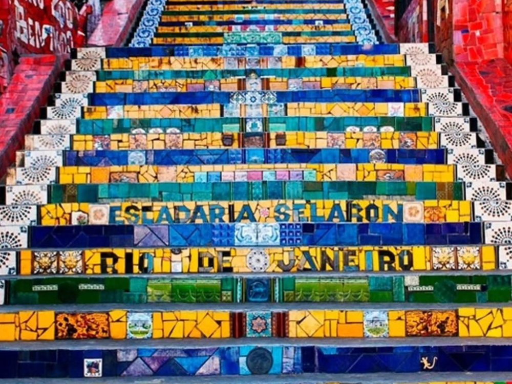 Escadaria Selarón en Río de Janeiro